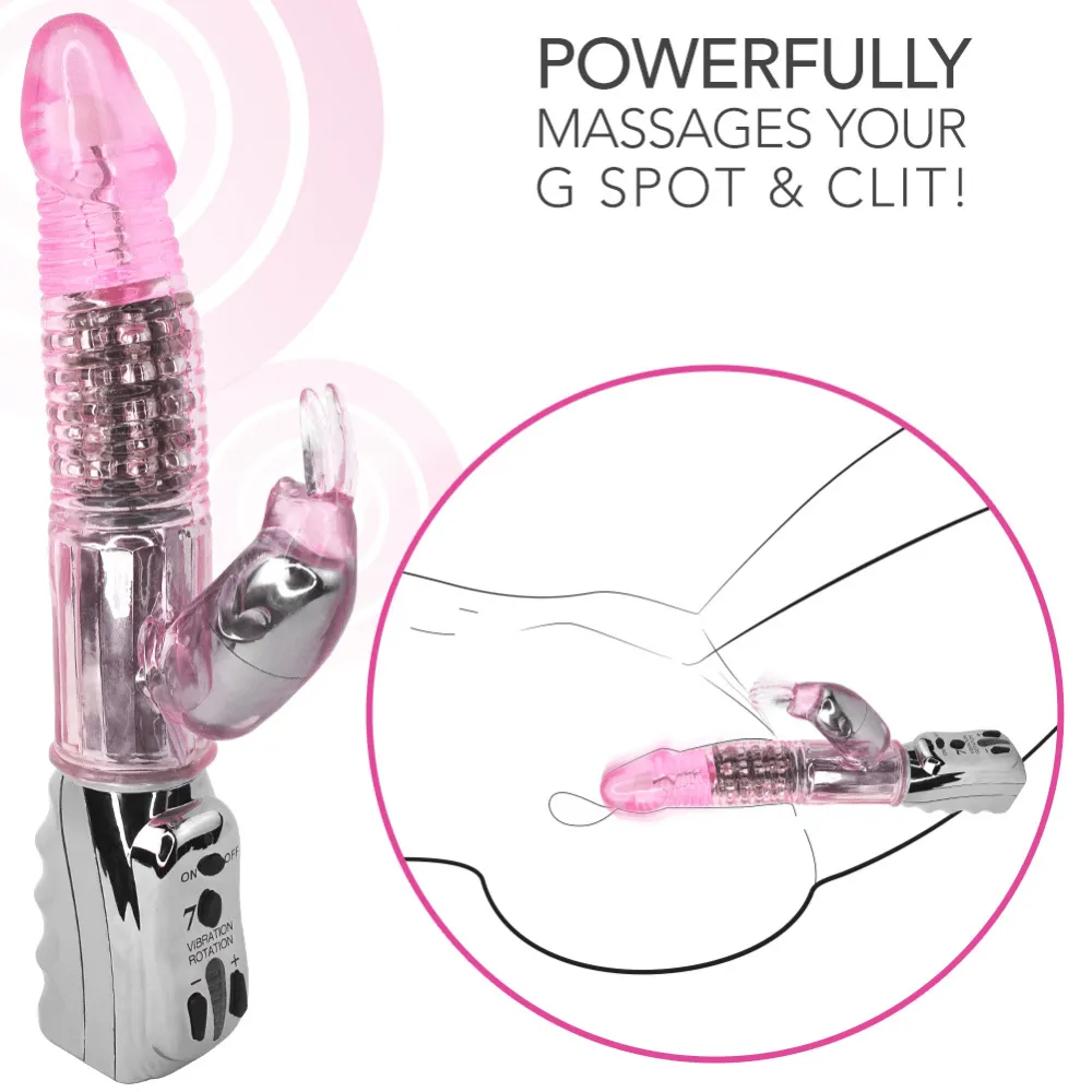 #1 Rotating Rabbit Dual-Action Vibrator