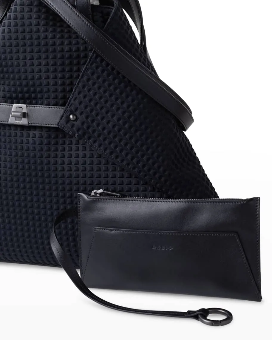 Ai medium shoulder bag in Akris technical fabric