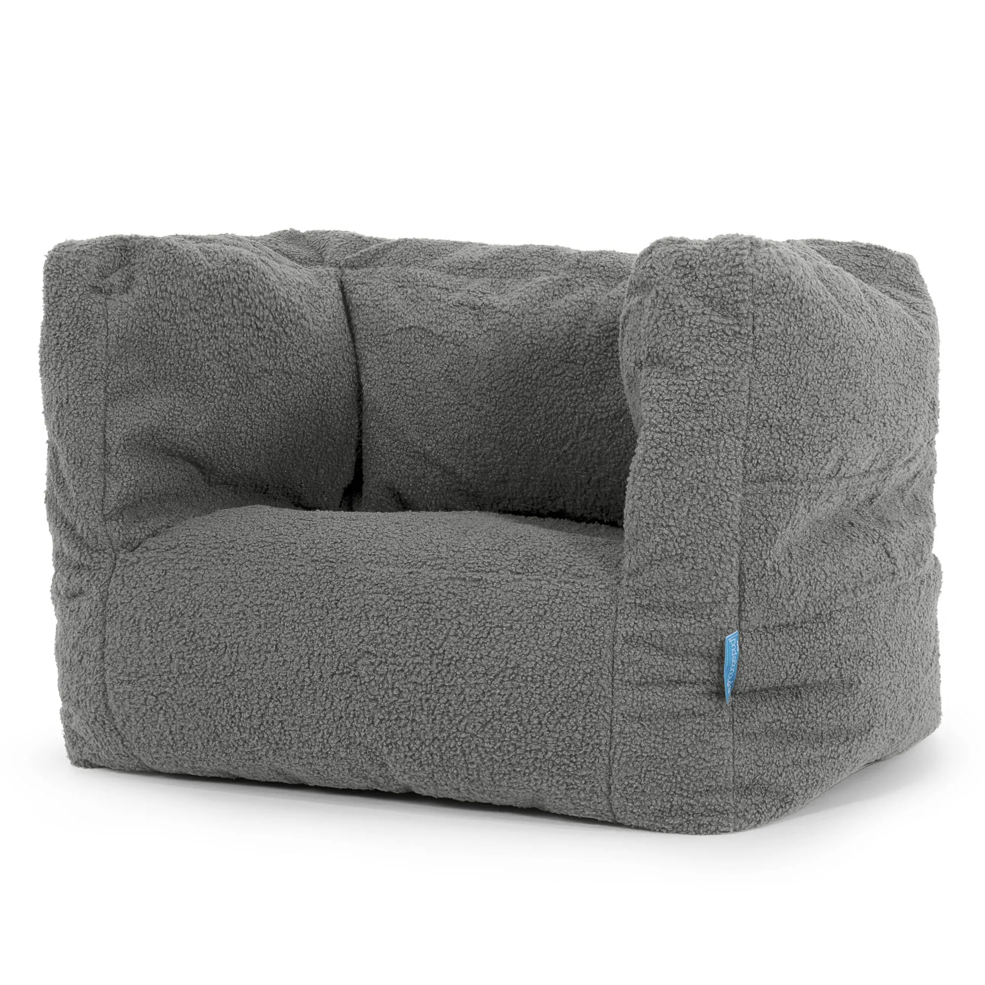 Albert Children's Bean Bag Armchair 1-5 yr - Boucle Grey