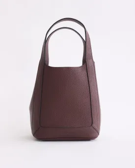 Alexie Tote: Coffee Pebbled Leather