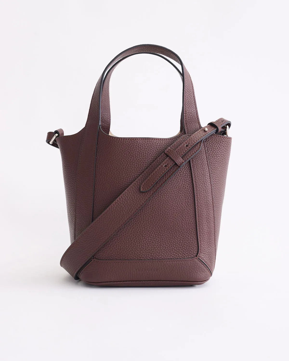 Alexie Tote: Coffee Pebbled Leather