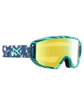 Anon Relapse Jr. Snow Goggles   Mfi® Face Mask - Space/Gold Amber Lens