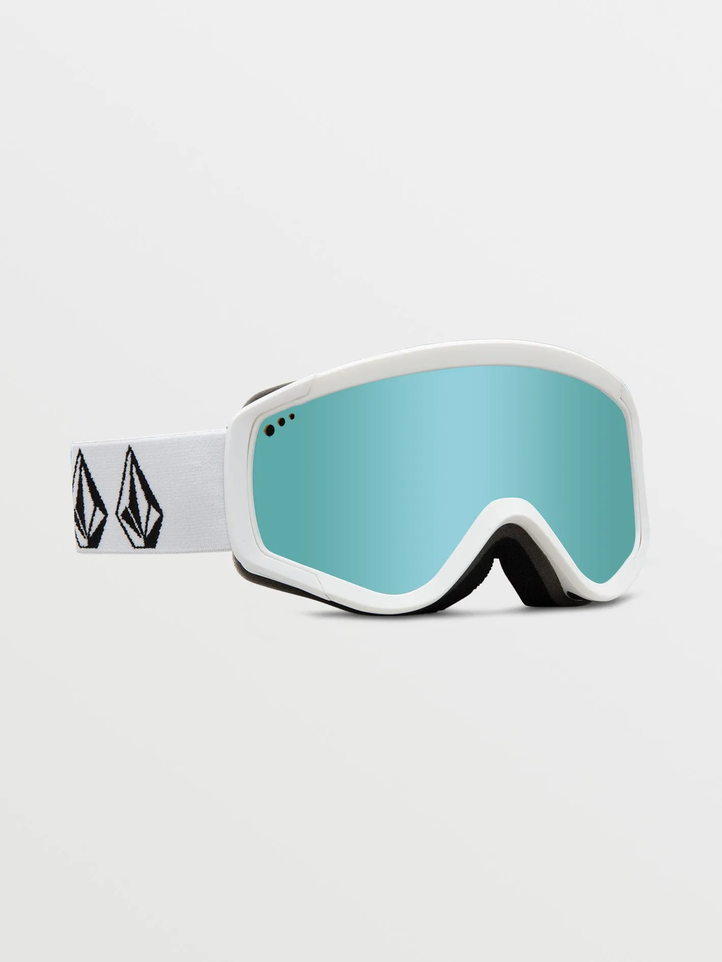 Attunga Youth Goggle - Matte White Stone / Ice Chrome BL