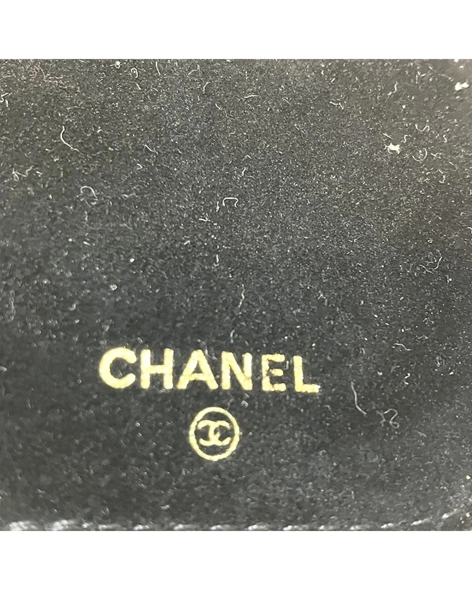 Authentic Leather Chanel Vanity Bag with Coco Mark Design