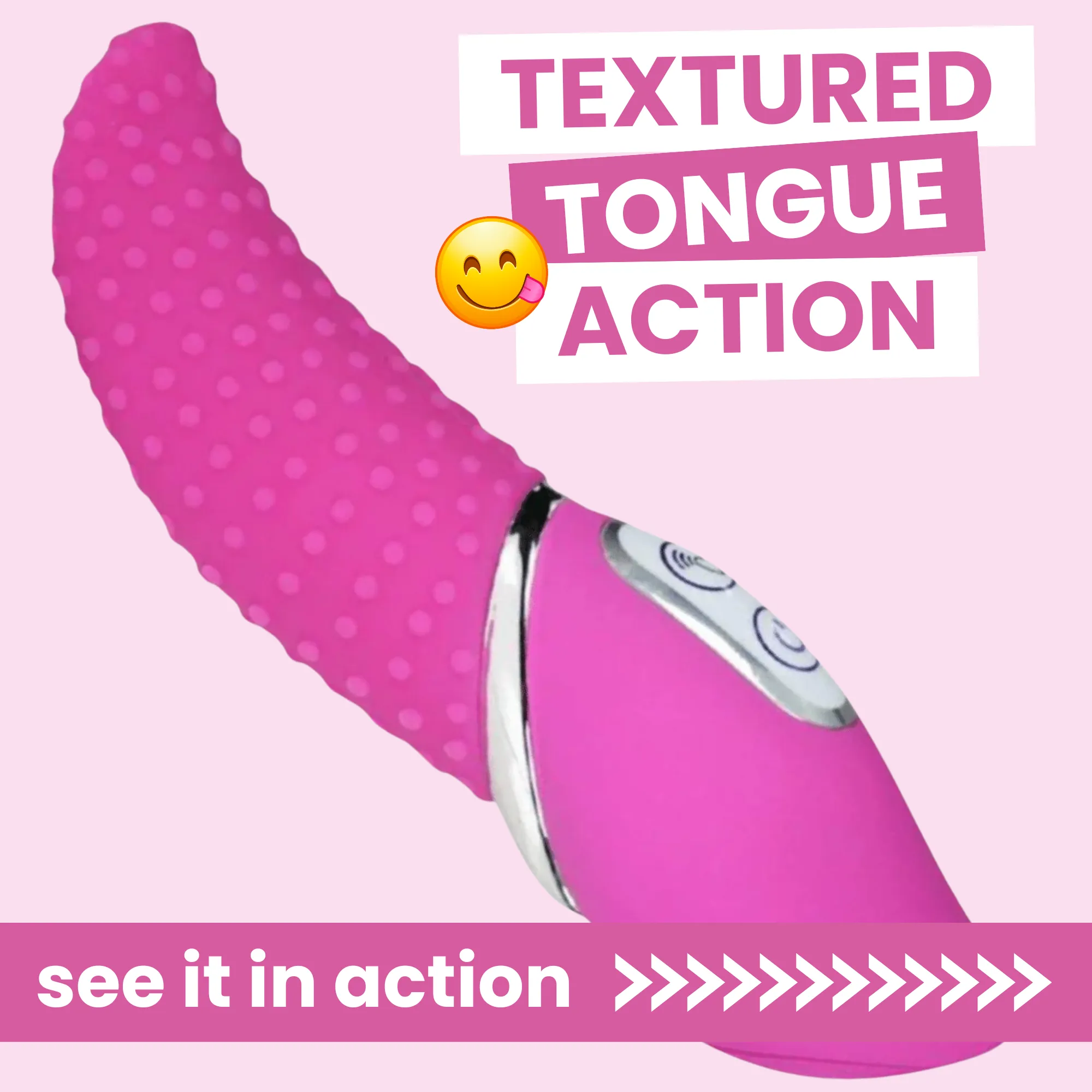 Bumpy Betty Tongue Vibe for Clitoral Stimulation