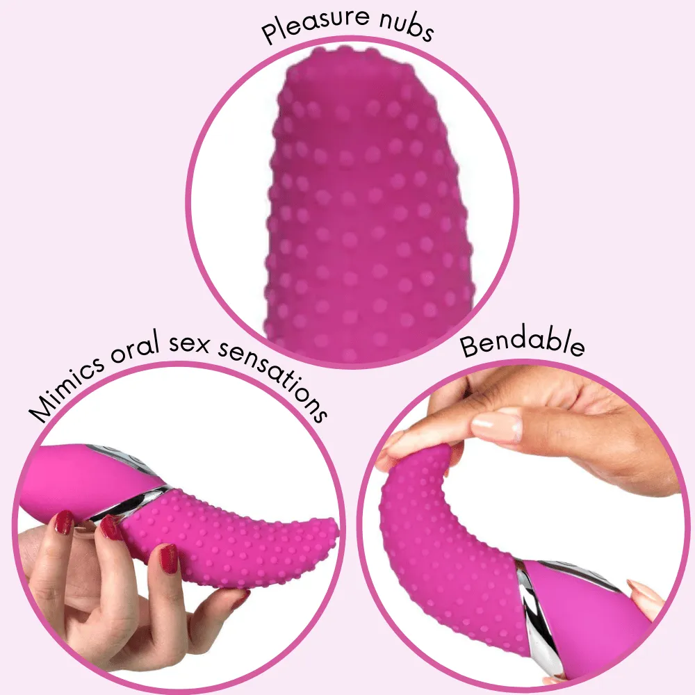 Bumpy Betty Tongue Vibe for Clitoral Stimulation