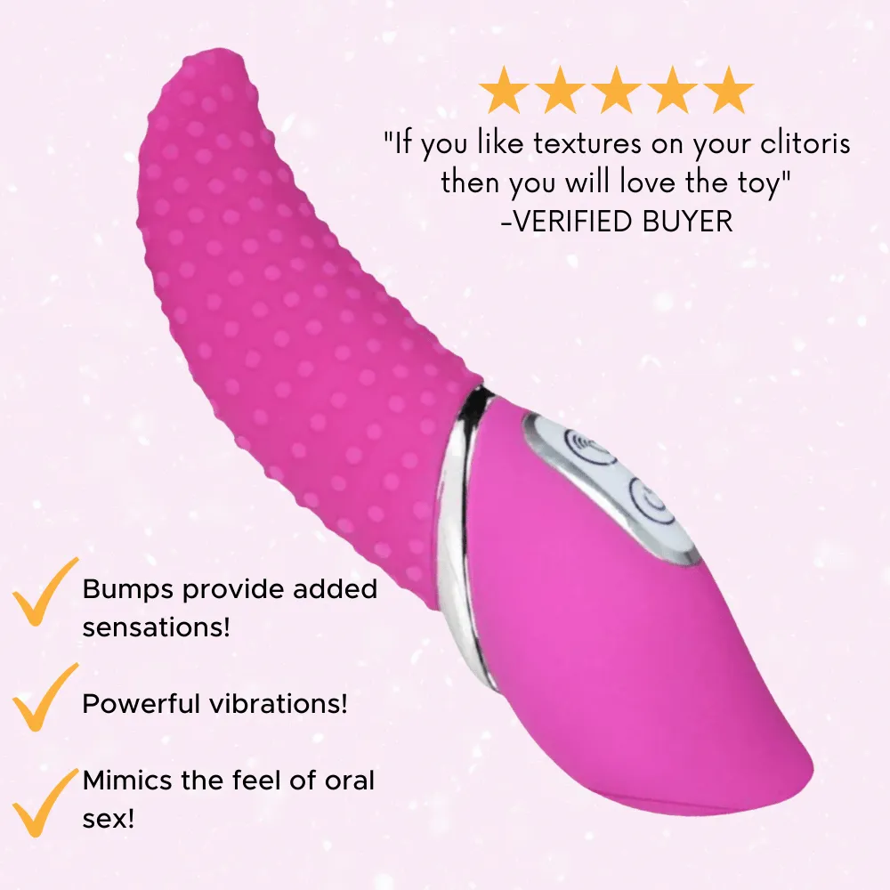 Bumpy Betty Tongue Vibe for Clitoral Stimulation