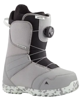 Burton Kids' Zipline Boa® Snowboard Boots - Gray/Neo-Mint - 2024