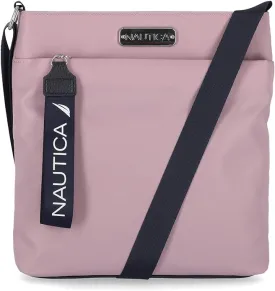 Crossbody bag Nautica Diver Nylon Small Purse with Adjustable Shoulder Strap, lilac