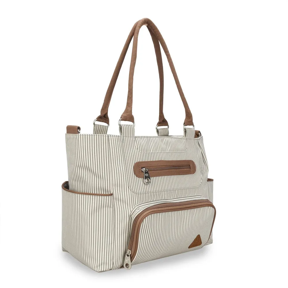 Diaper Bag with Hooks (Set of 6) - Ivory