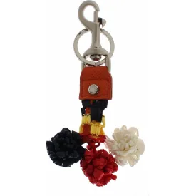 Dolce & Gabbana Sicilian Raffia Charm Keyring