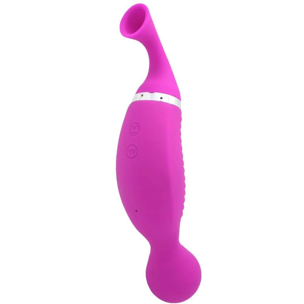 Duo Tease High Intensity Clit Sucker & Vibrator