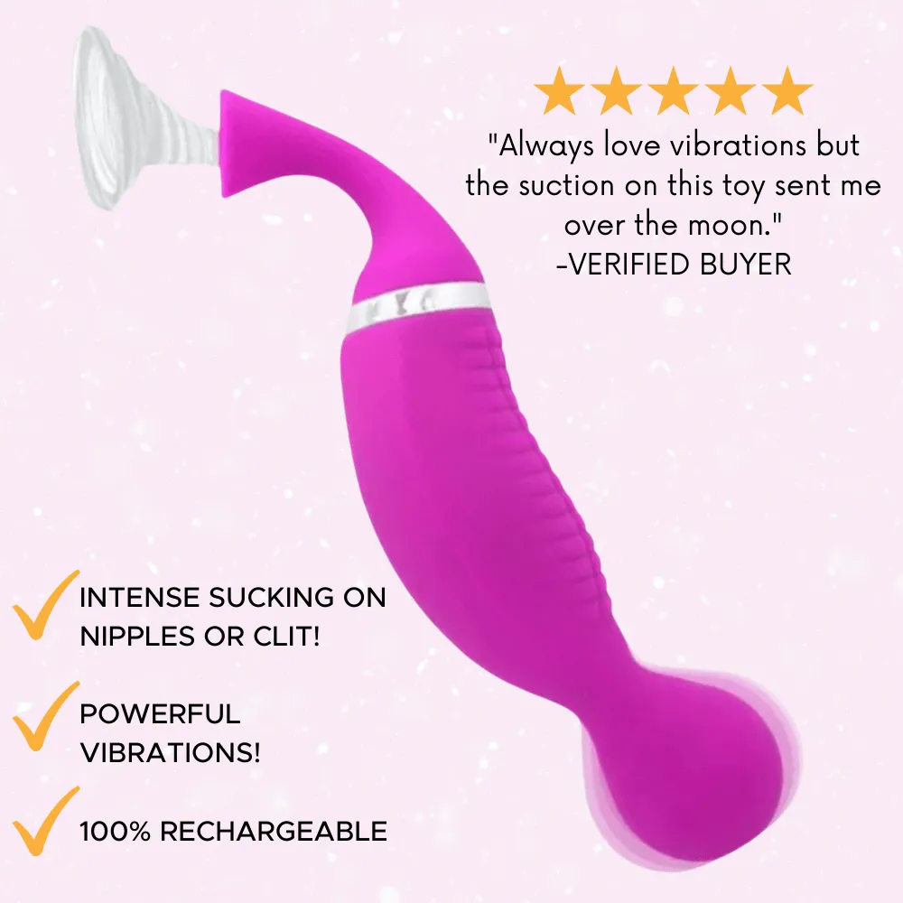 Duo Tease High Intensity Clit Sucker & Vibrator