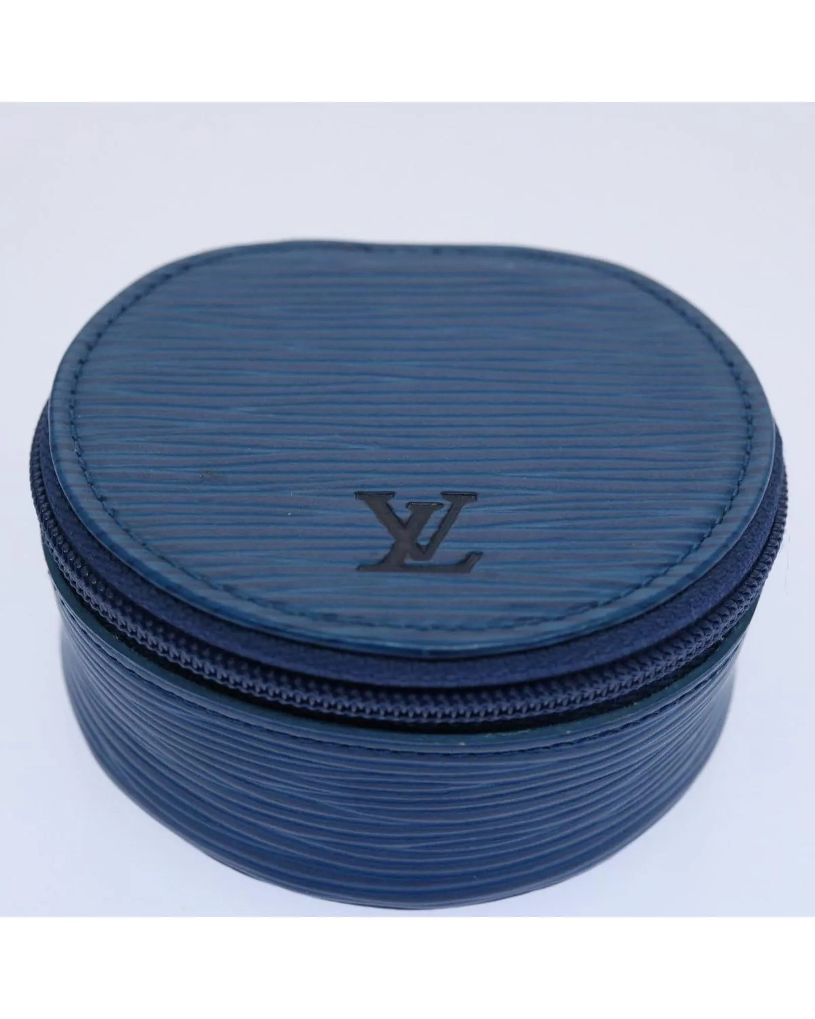 Epi Leather Jewelry Box with Blue Hue - Authentic LV Piece