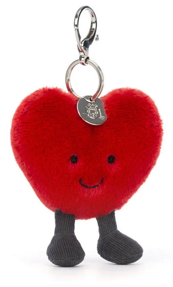 Jellycat - Keyring Amuseable Love Heart Charm