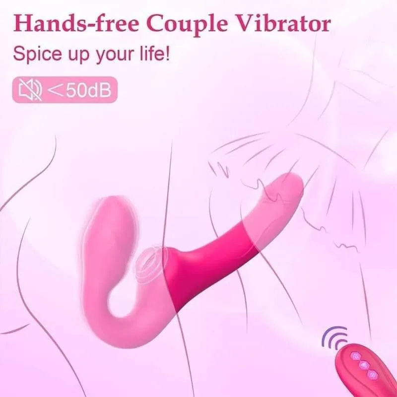 Lifelike Lover Luxe Posable Remote Vibrating Thumping Strapless Strap-On