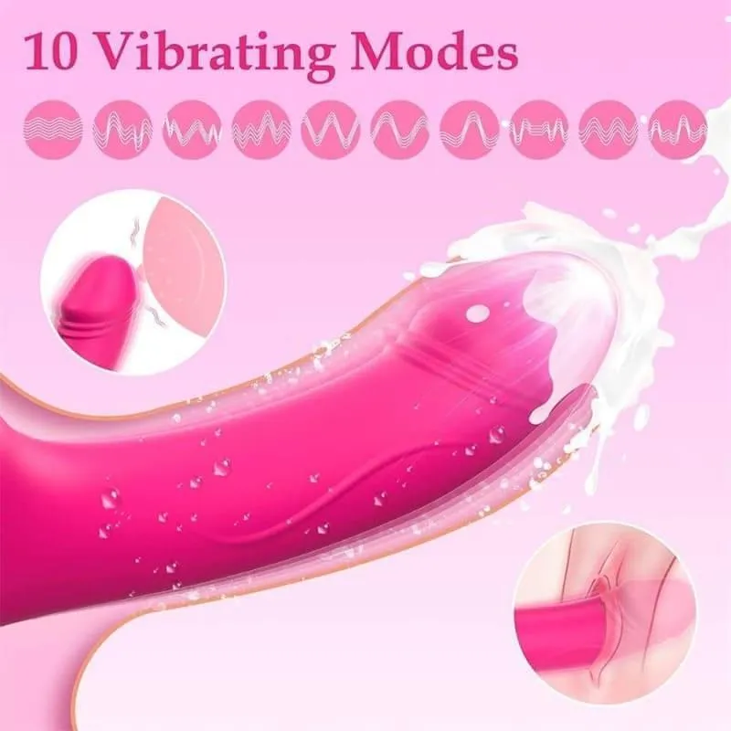 Lifelike Lover Luxe Posable Remote Vibrating Thumping Strapless Strap-On