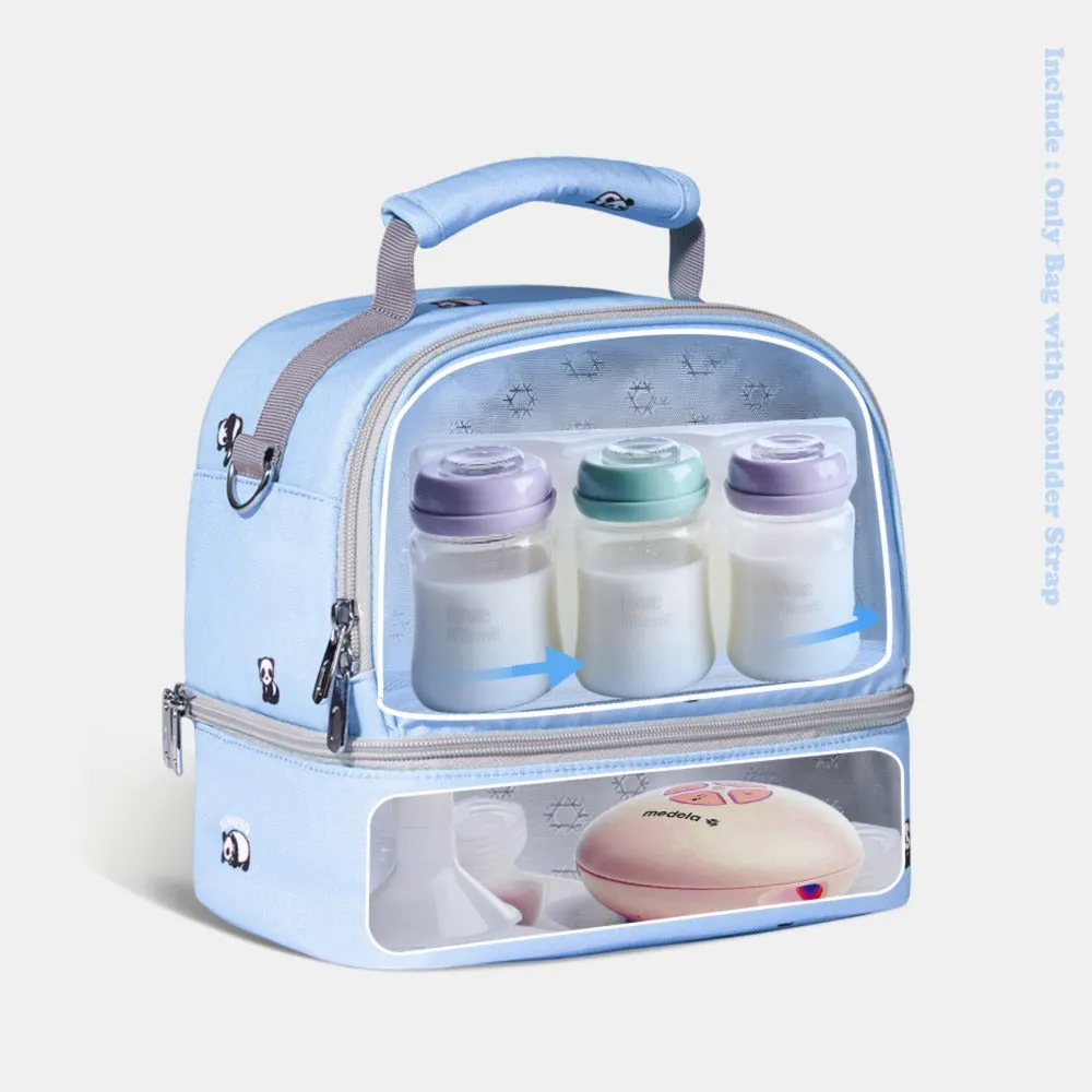 Lunch box and Lunch bag Set - Blue