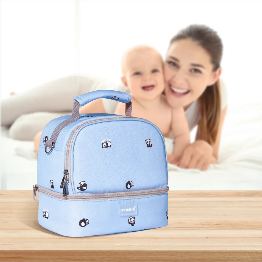 Lunch box and Lunch bag Set - Blue