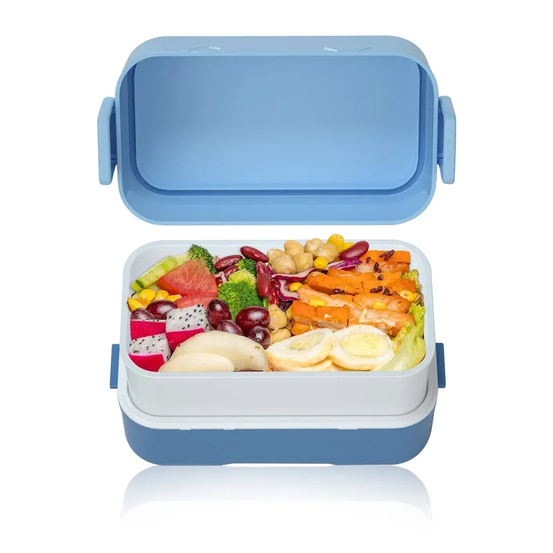 Lunch box and Lunch bag Set - Blue