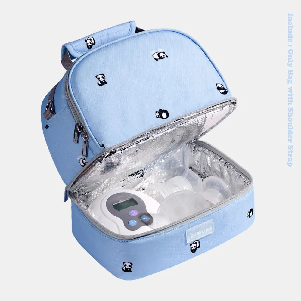 Lunch box and Lunch bag Set - Blue