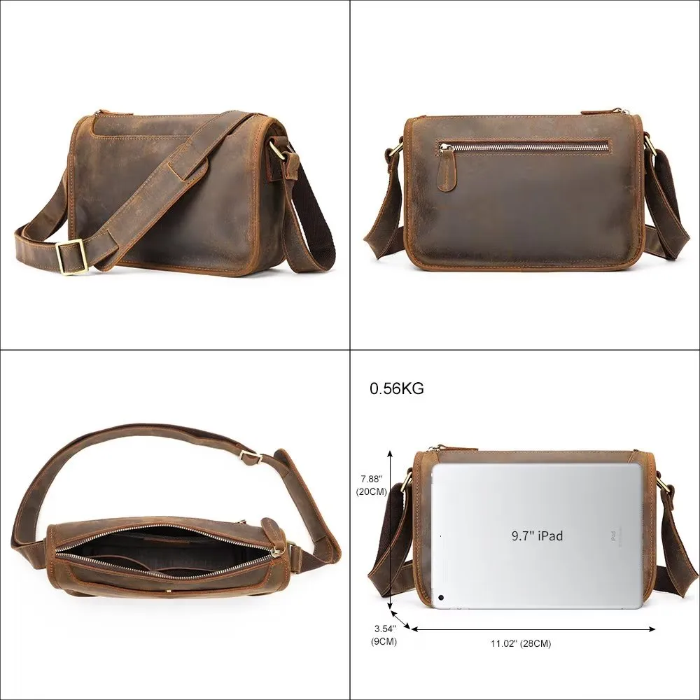 Luxury Genuine Leather Flap Classic Crossbody Bag