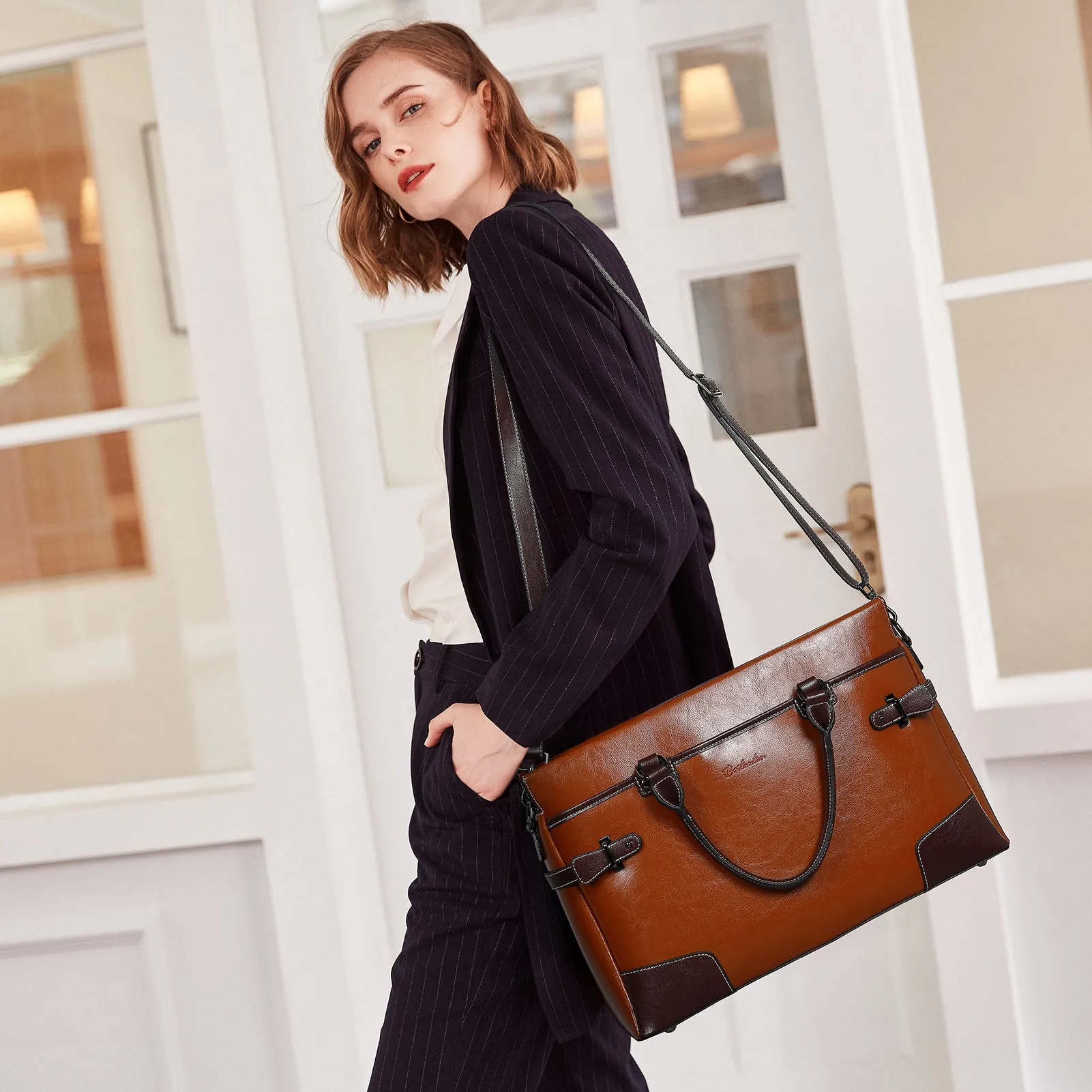 Machk Women Briefcase Bag — TOP 1