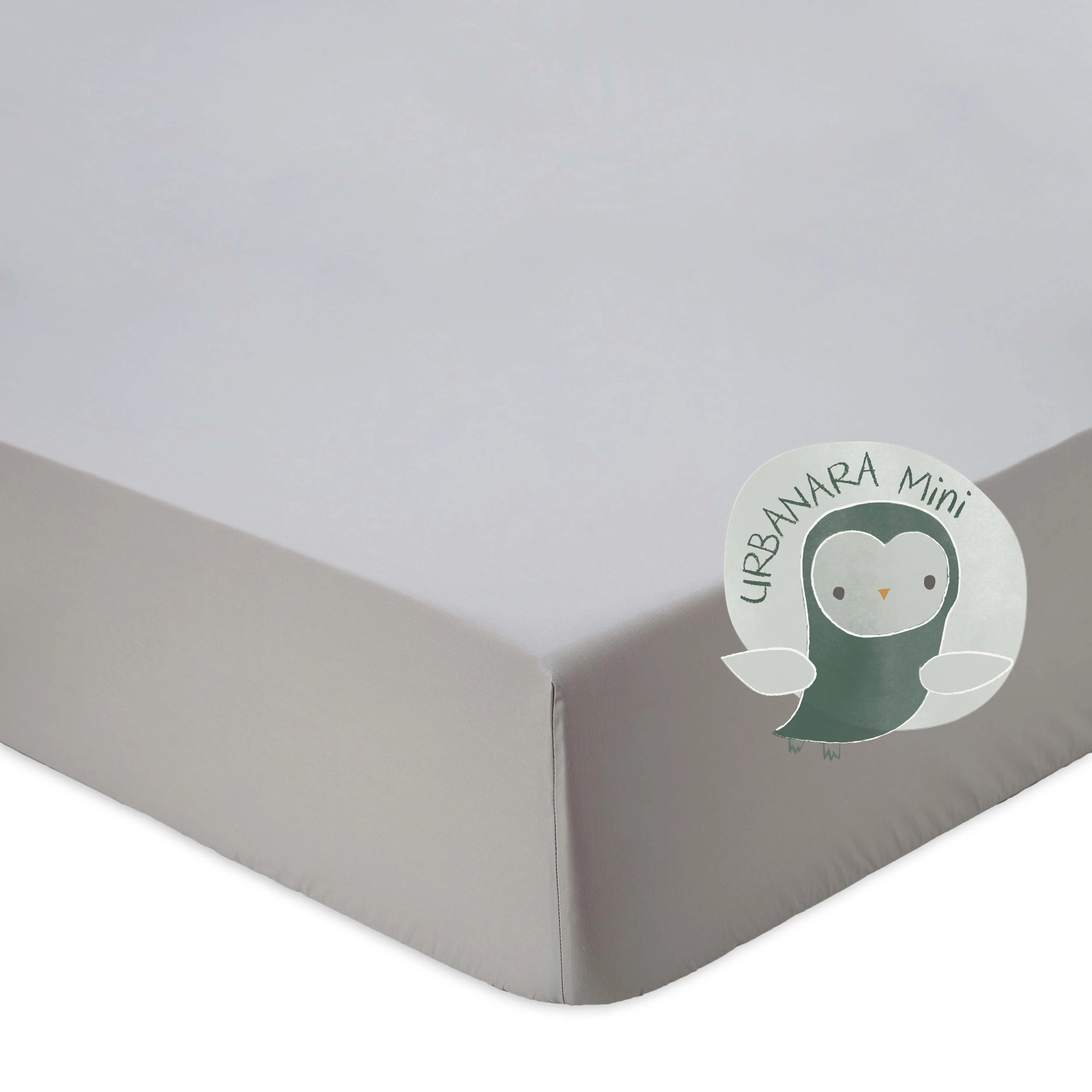 Manteigas Mini Percale Fitted Sheet [Aloe green]