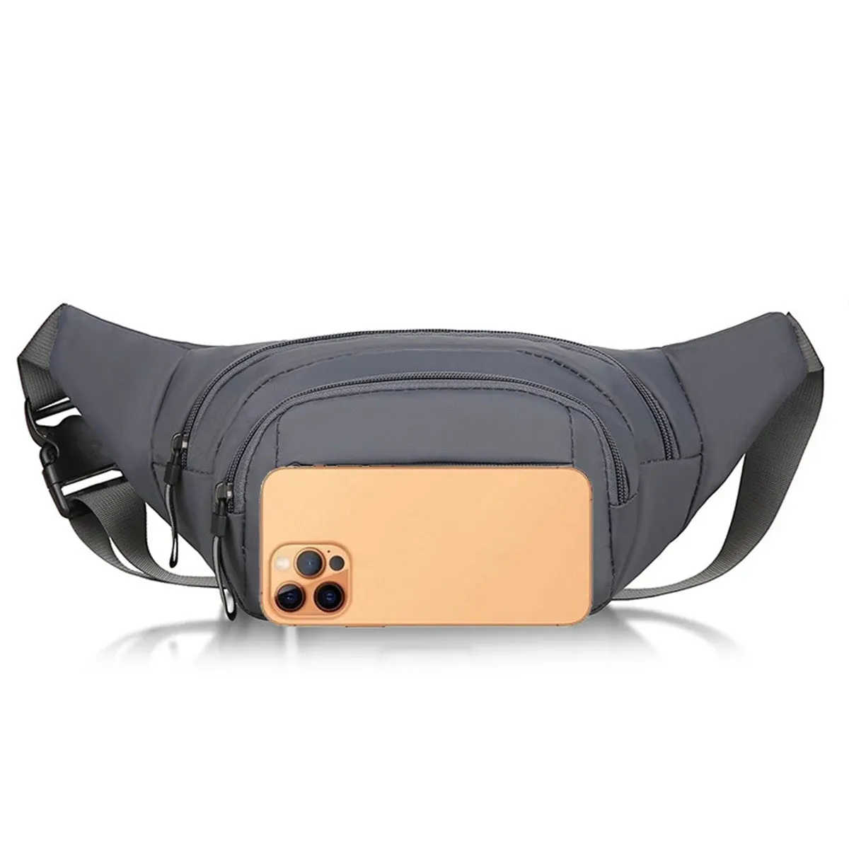 Men's Ultra-Thin Anti-Theft Canvas Waistpack for Running & Sports