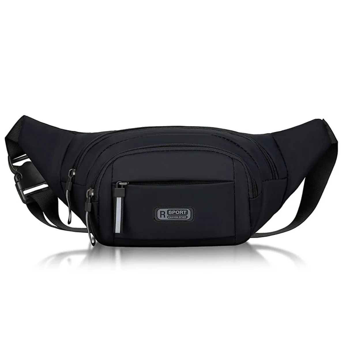 Men's Ultra-Thin Anti-Theft Canvas Waistpack for Running & Sports