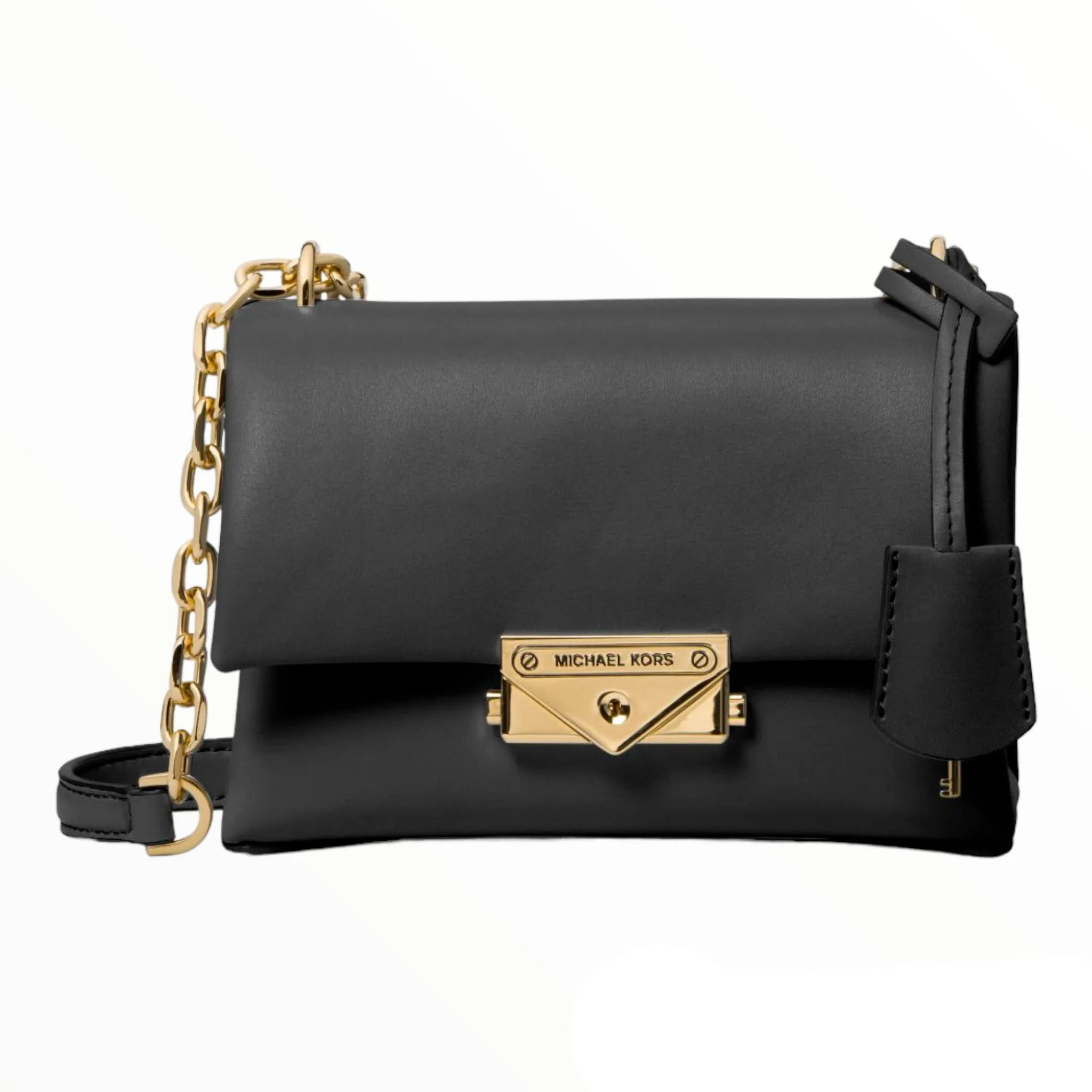 Michael Michael Kors Cece Small Faux Leather Shoulder Bag, black