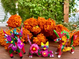 Mini-Alebrijes - Mexican Carved Spirit Animals