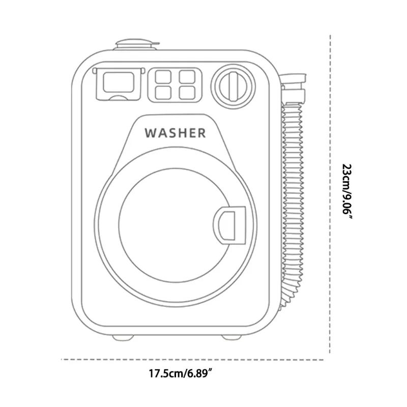 Mini Rotatable Kids Washing Machine Toy