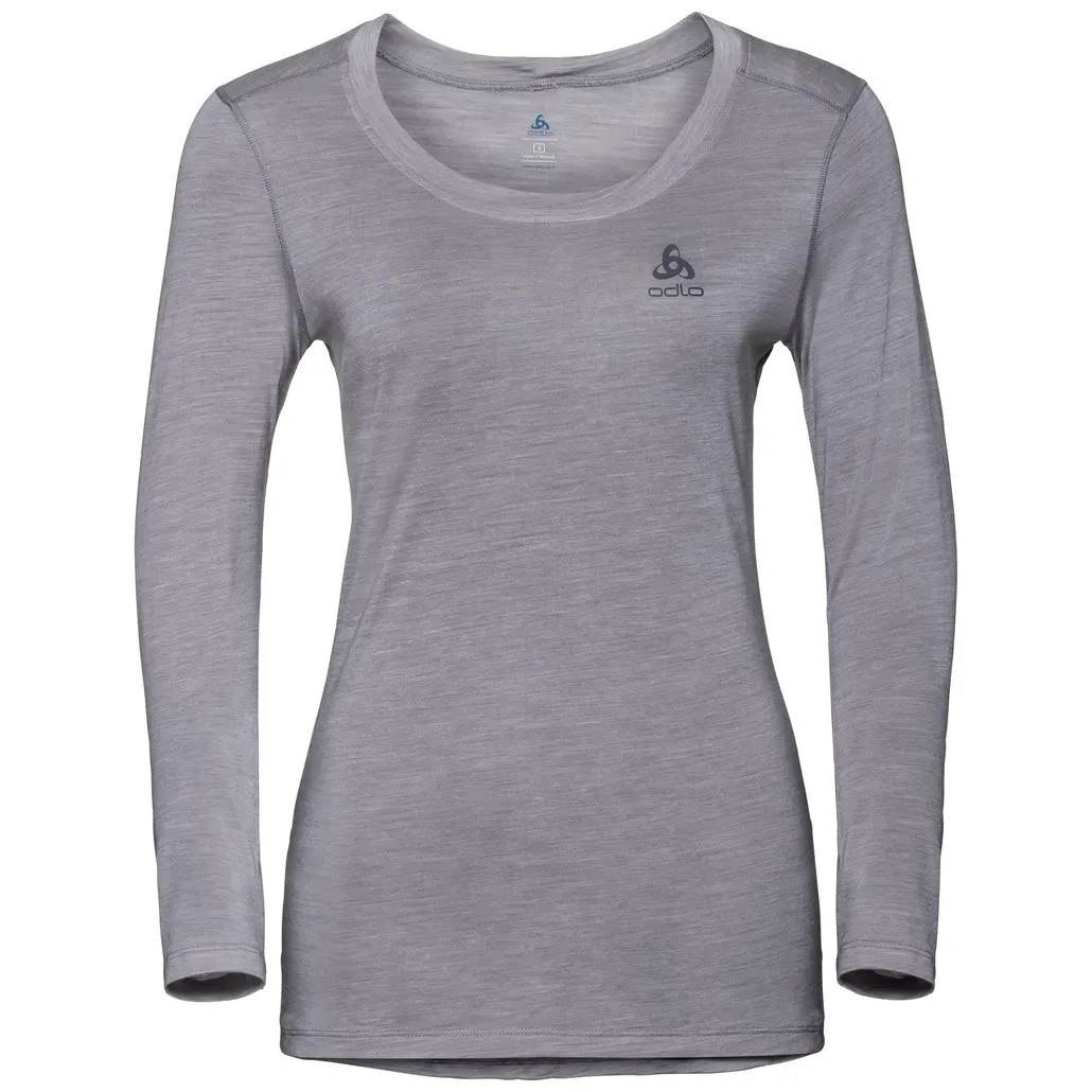 Odlo Women's NATURAL   LIGHT Long-Sleeve Base Layer Top