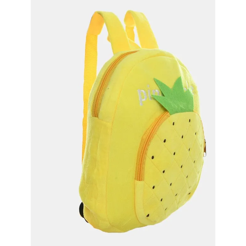 Pineapple Soft Backpack For Boys & Girls | Height - 12 Inch