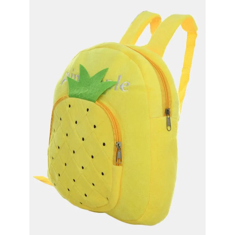 Pineapple Soft Backpack For Boys & Girls | Height - 12 Inch