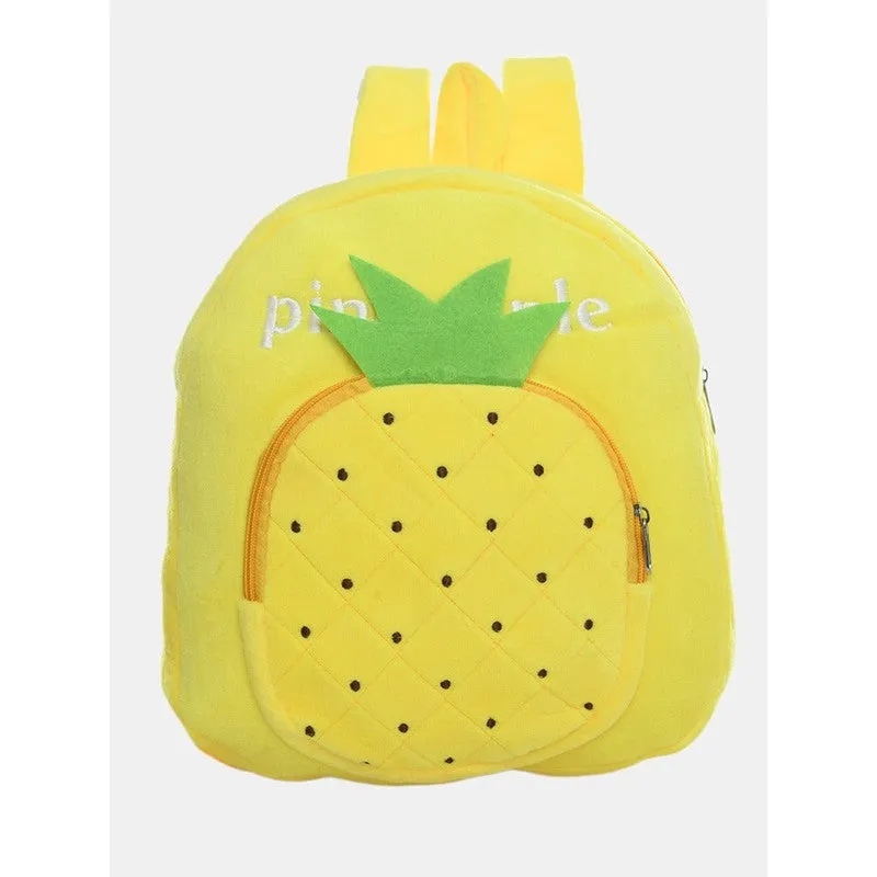 Pineapple Soft Backpack For Boys & Girls | Height - 12 Inch