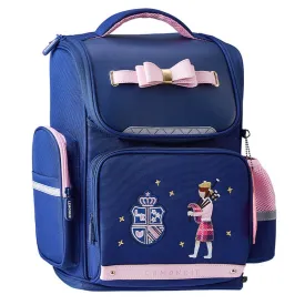 Pink Bow Ergonomic School Backpack (Small)