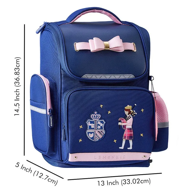 Pink Bow Ergonomic School Backpack (Small)