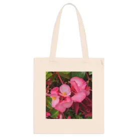 Pink Flowers Tote Bag