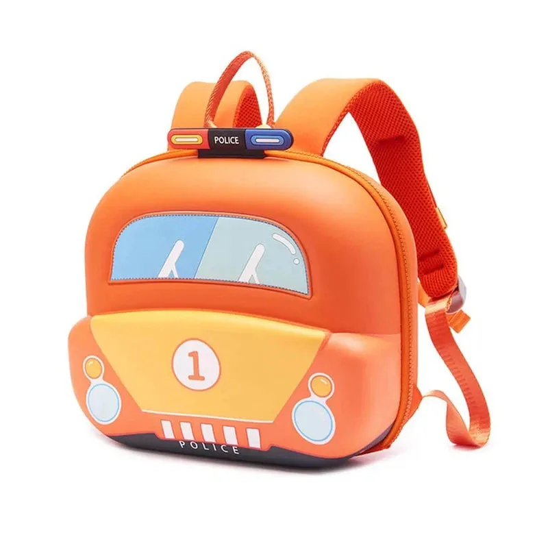 Police Joyride Kids Backpack (Orange)