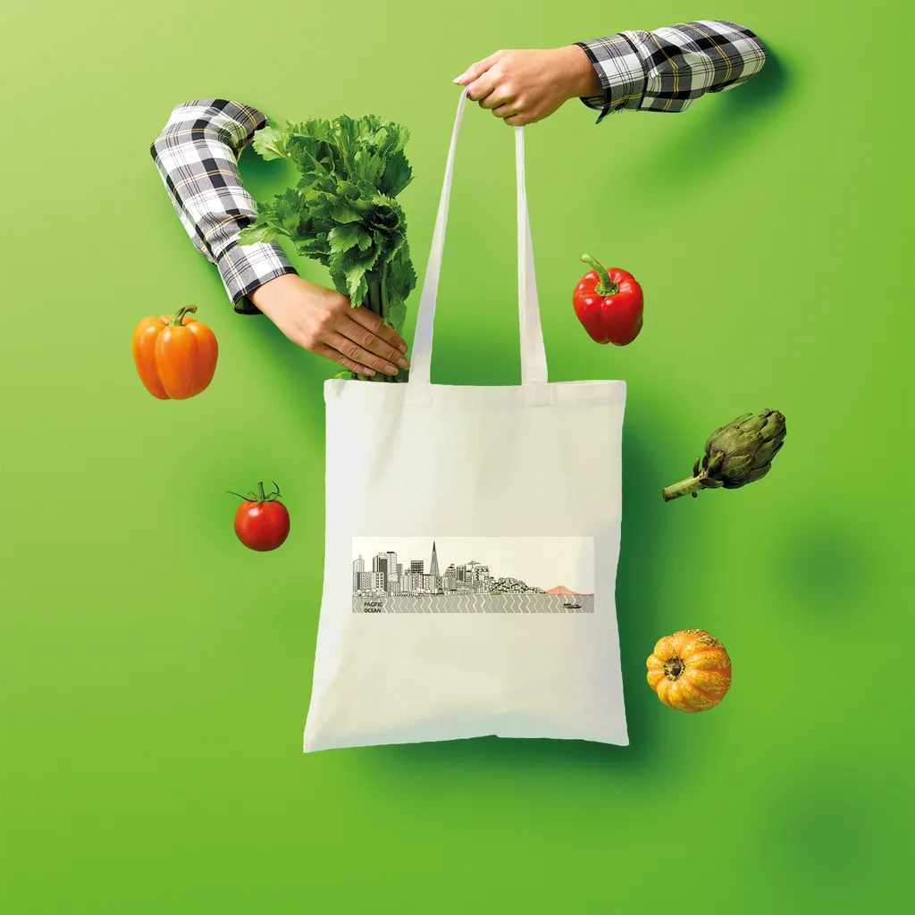 San Francisco Towel Shopper Tote Bag