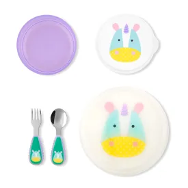 Skip Hop Zoo Table Ready Mealtime Set Unicorn 6Months to 36Months