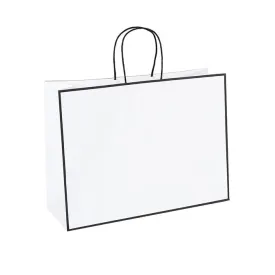 Sophie Retail Shopper White- 16" x 12" x 6"