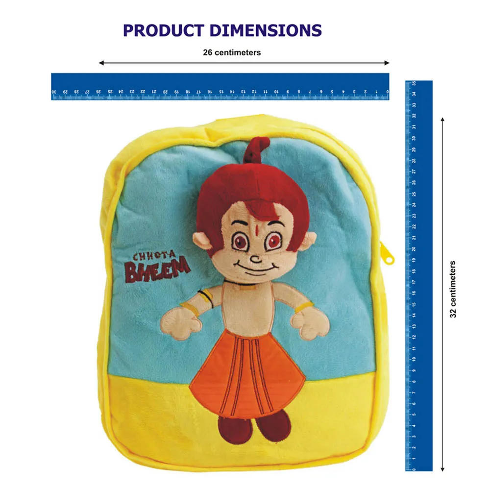 Stuff Chhota Bheem - Stuff Toy Bag Pack (Multi Color)