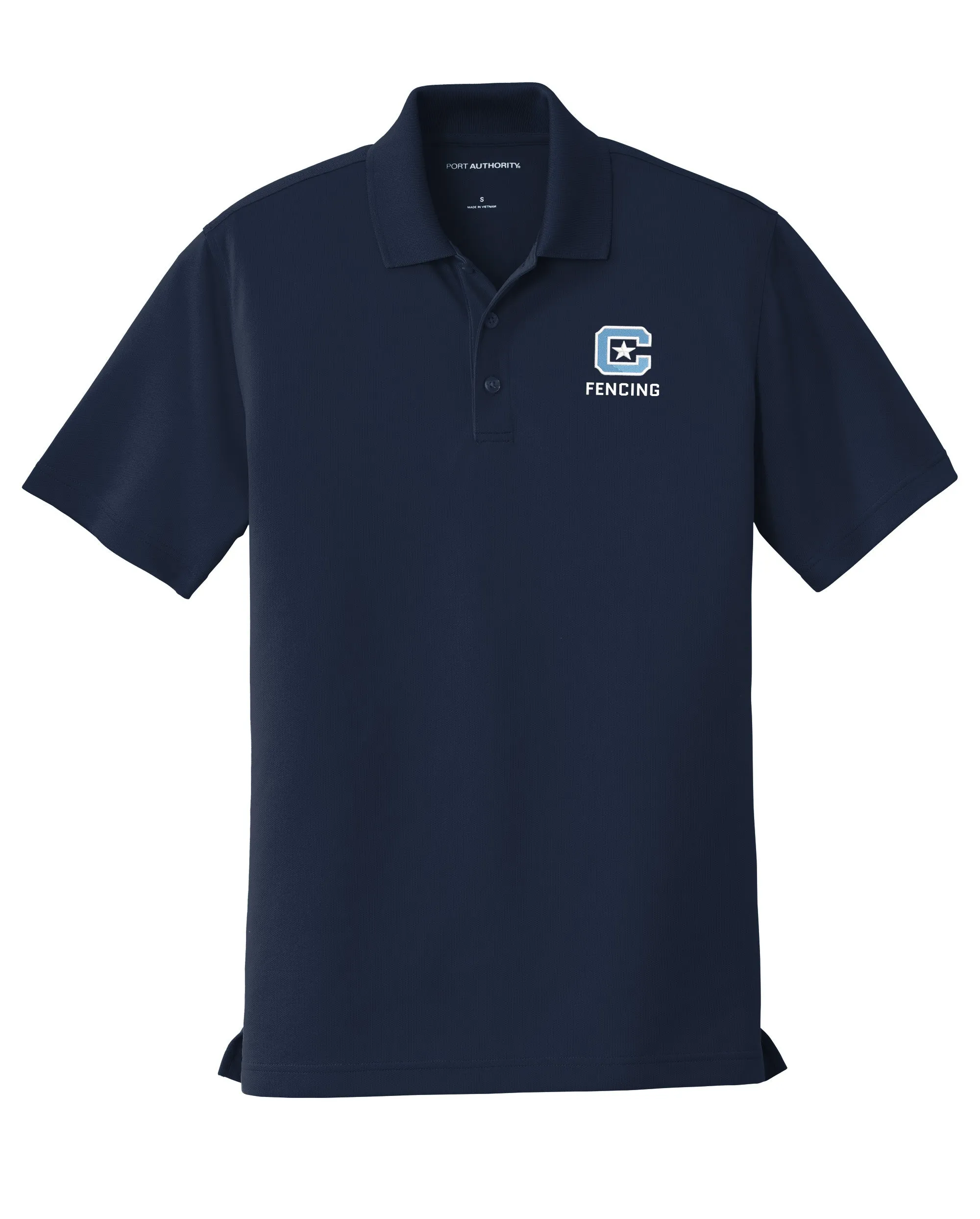 The Citadel C Club Sports-Fencing, UV Micro-Mesh Polo