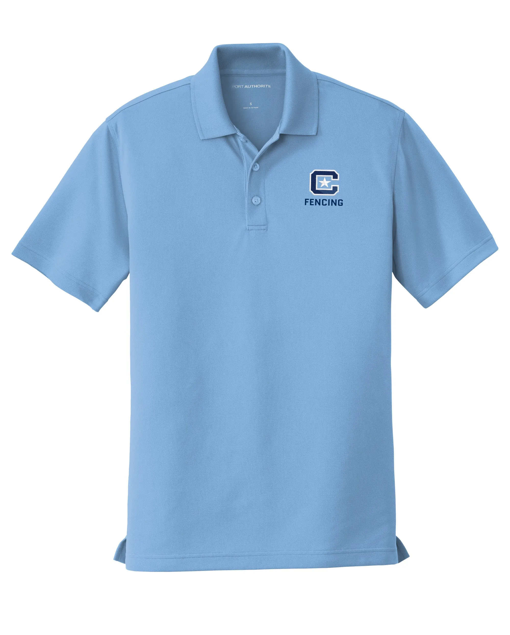 The Citadel C Club Sports-Fencing, UV Micro-Mesh Polo