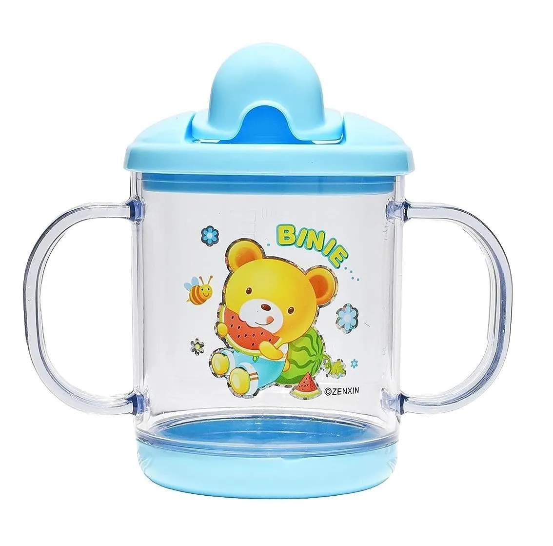 THE LITTLE LOOKERS Premium Quality Bpa Free Unbreakable Sippy Cup (Sipper Mugs for Kids/Children/Babies/Infants) Spout Infant PP/Glass Look Water/Juice Training Sipper Cup with Handles-200ml