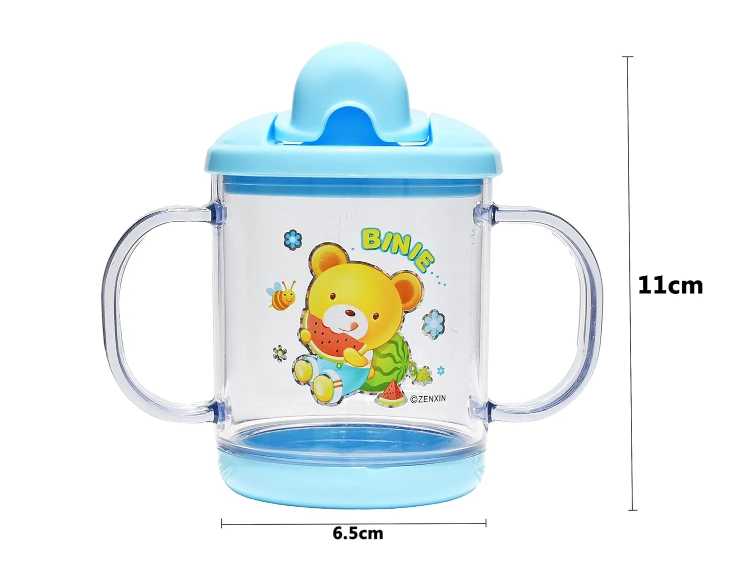 THE LITTLE LOOKERS Premium Quality Bpa Free Unbreakable Sippy Cup (Sipper Mugs for Kids/Children/Babies/Infants) Spout Infant PP/Glass Look Water/Juice Training Sipper Cup with Handles-200ml