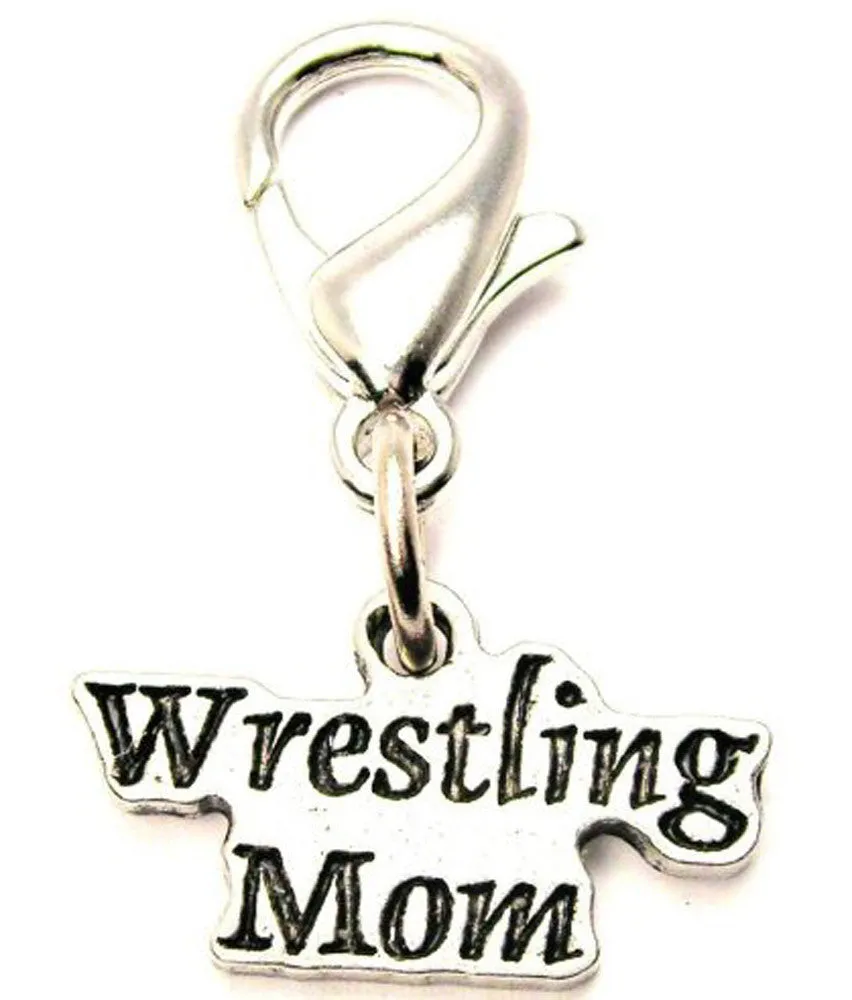 Wrestling Mom Zipper Pull